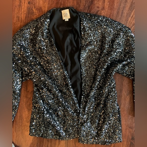 Gap womens small sequin blazer - Picture 3 of 3